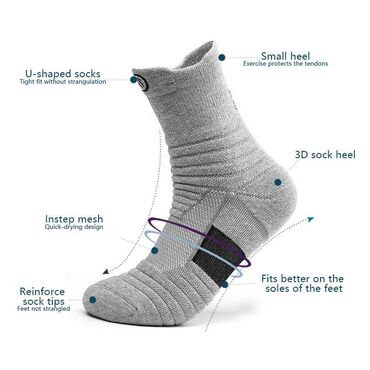 Socks & Underwear: Color - Grey