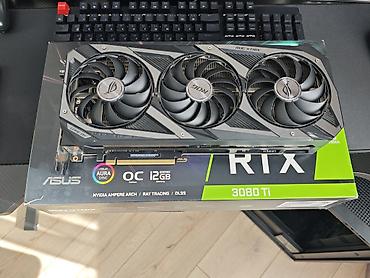 Настольные ПК и комплектующие: Видеокарта для ПК, Б/у, Asus, GeForce RTX, 12 ГБ — 1