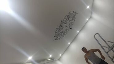 Натяжной потолок: Натяжной потолок Матовое, 3D потолки, Глянцевое Бесплатный замер, Гарантия, Монтаж — 24