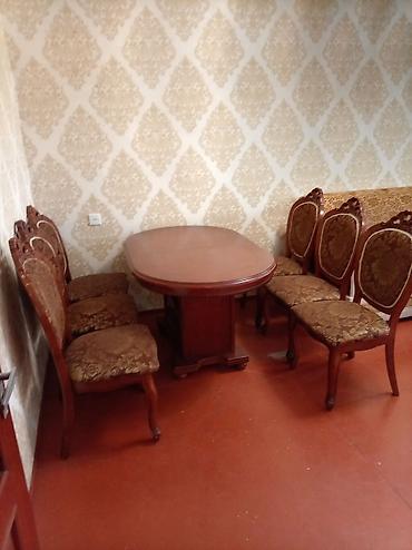 dairevi stol: Klassik və modern üslubda mebel dəsti Yemək otağı: - Oval formalı — 1