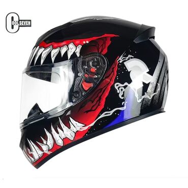 шлем для сноуборда: Шлем в стиле Венома
В подарок маска 

Размеры: M