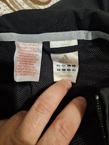 palto qara: İdman dəsti, Adidas, M, rəng - Qara — 3