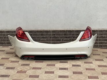 Автозапчасти: Передний Бампер Mercedes-Benz 2016 г., Б/у, цвет - Белый, Оригинал