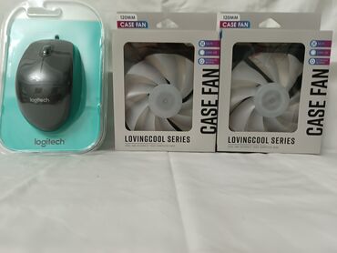 Mauslar: Logitech simsiz siçan və iki ədəd Lovingcool Series 120mm korpus