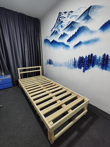 полуторная: Кровати из массива сосны - Модели: односпальные, двуспальные — 5