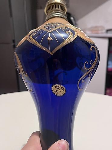 aminol yağ: Bohemia kristal yağ lampası (Çexiya istehsalı) - Material: orijinal — 2