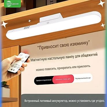 mini projector: Магнитная настольная/полочная светодиодная лампа с пультом ДУ — 1