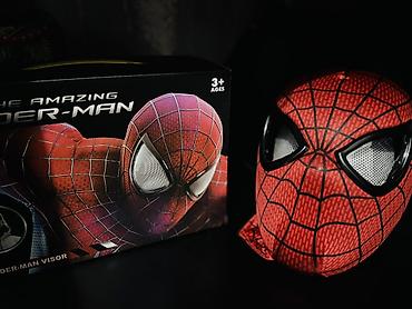 Маска Человека‑Паука «The Amazing Spider‑Man» (для детей 3+) внутри at lalafo.kg Маска Человека‑Паука «The Amazing Spider‑Man» (для детей 3+) внутри