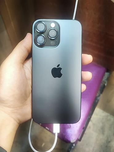 телефон usb: IPhone 16 Pro Max, Б/у, 256 ГБ, Черный, Кабель, 91 % — 1