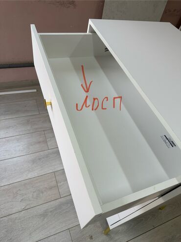 металлический шкаф для документов: Кийим үчүн комод, Жаңы, Күзгүсүз, МДФ, түсү - Ак, Өзү алып кетүү, Акылуу жеткирүү