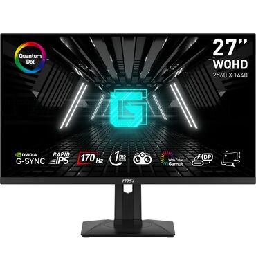 Monitorlar: Yenidir, bağlı qutuda
27inch 2k 170hz
