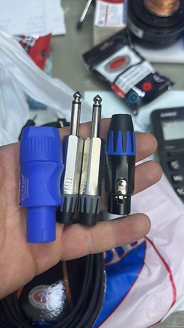gitara kabel: 6.3 mm jack birləşdiriciləri və audio konnektorları Məhsul təsviri: - — 6