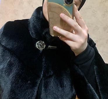 Шубы: Шуба, M, L, XL, цвет - Черный — 6