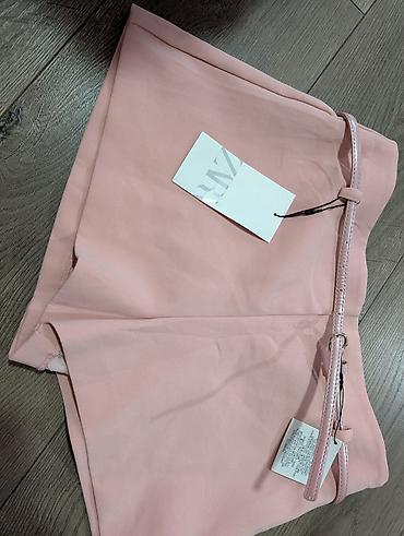 tom tailor sakoi: ZARA ženske šorts-suknja u puder roze boji. Elegantna A-silueta sa — 2
