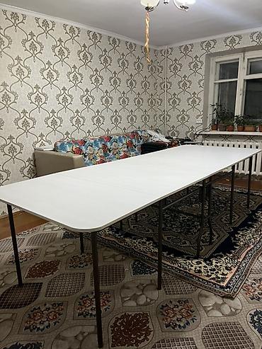 столы складные: Складной походный стол, Б/у, цвет - Белый — 1