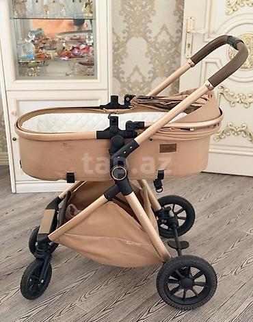 cool baby beşik: Uşaq arabası – beşik tipli, bej rəng - Rahat beşik bölməsi: dərin və — 1