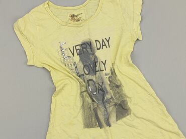 zółta koszulka: T-shirt, 10 years, 134-140 cm, condition - Good