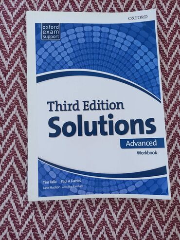 advance: Книга Solutions third edition advanced (workbook и student book оба за