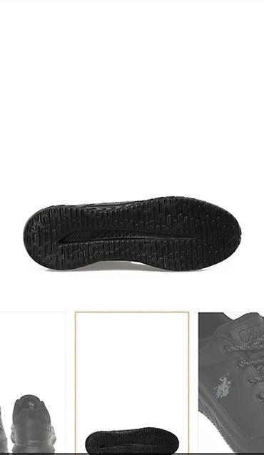 nike air force 1: US Polo Assn. kişi idman ayaqqabısı – tam qara - Model: aşağı boğaz — 6