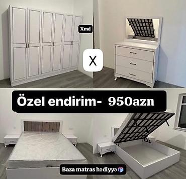tumbucqa: Yataq otağı dəsti – Xmd model Komplekt: - 6 qapılı geniş şkaf — 1