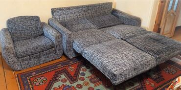 islenmis divan kreslo: Di̇van-kravat, Açılan, Bazasız, Parça, Çatdırılma yoxdur