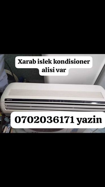 ucuz kondisaner: Kondisioner Beko, İşlənmiş, 40-45 kv. m, Split sistem, Kredit yoxdur
