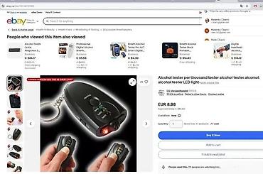 Alkotestovi: Prenosivi alkotester – privesak - Kompaktan alkotester u obliku — 11
