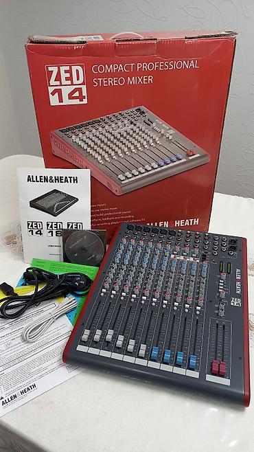 mp3 плееры купить: Allen & Heath ZED‑14 — компактный профессиональный стерео-микшер — 8