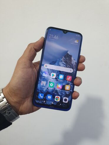 Xiaomi: Xiaomi Redmi Note 8, 64 GB, rəng - Göy, 
 Barmaq izi, Face ID