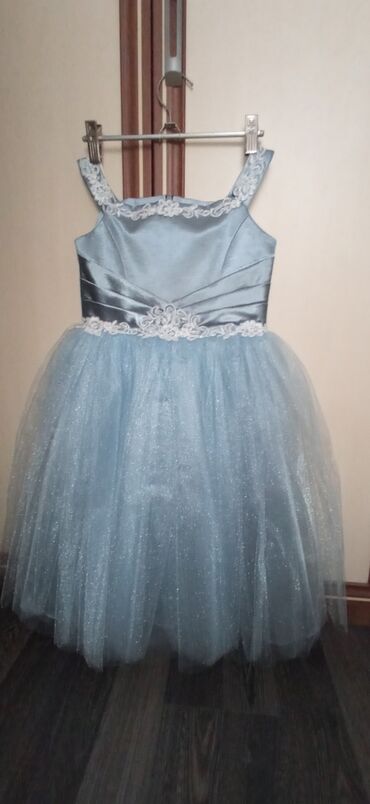 кыргызский платье: Цвет - Голубой