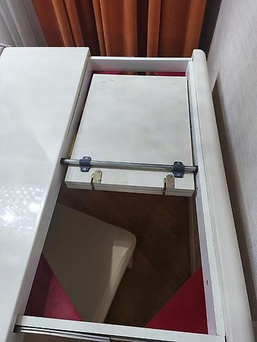 mdf panel: Tək srullar 6 ədədi 150m. Ağ yemək otağı dəsti - Tərkib: 1 ədəd masa — 8