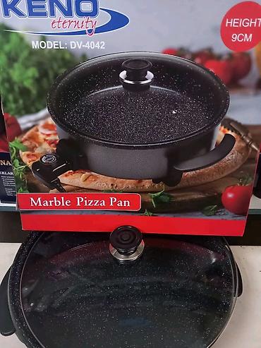 auto radio: KENO Eternity Marble Pizza Pan – električni pekac za picu Model — 3