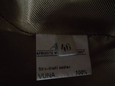 Kaputi: AMC kaputić /Afrodita mode collection bež kaputić /blejzer od čiste — 5