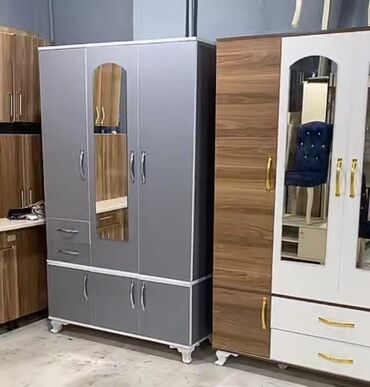 Dolablar: Açılan, 3 qapılı Düz dolab, Qarderob, paltar dolabı — 14