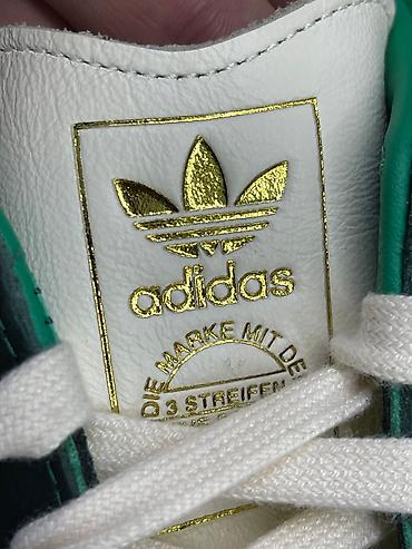 samba: Кроссовки Adidas Originals Samba OG shoes в зеленом цвете. Верх — 5
