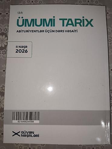 kitablar type 0: Ümumi tarix kitabı.İstifadə olunmayıb — 2