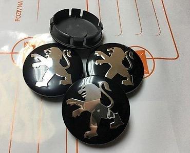 skuteri 100 kubika: ČEPOVI POKLOPCI ZA FELNE PEUGEOT 3D 60MM/56MM - CRNI NOVI | — 2