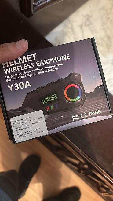 blu ray disk: 20manatdan basliyan interkomlar Məhsul: Y30A Helmet Wireless Earphone — 1