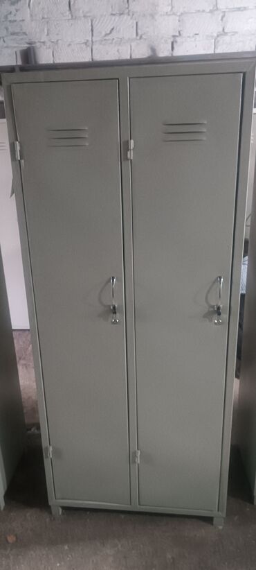 Ofis dolabları: Metall geyim dolabı – 2 qapılı - Material: möhkəm polad konstruksiya — 12