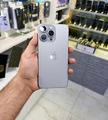 Apple iPhone: IPhone 15 Pro, Gümüşü, Face ID — 2