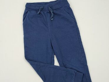 spodnie narciarskie niebieskie: Sweatpants, SinSay, 7 years, 122, condition - Good