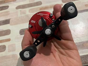 Ovçuluq və balıqçılıq: Abu Garcia Ambassadeur 6600SX multiplier reels red black. 5.3:1 gear — 7