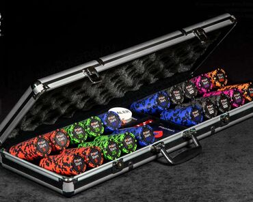 фишки для нарды: ПРОДАЮ Б/У покерный набор, покерный кейс от POKERSTARS с качественными