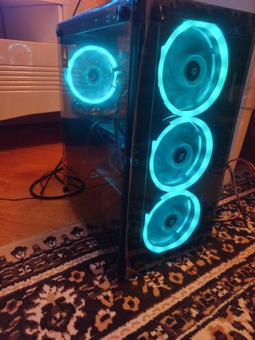 Korpuslar: 69 azn Keys mini atx 4 fanli isiqli keys muxtelif iwiqlarda yanir — 4