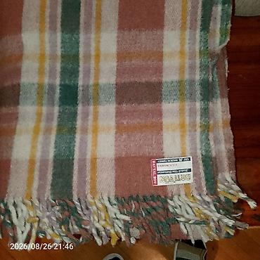 Пледы: BATI YÜN “Scotch Yün Battaniye” – Battal Boy.2/2.5. - Material: Yün — 2