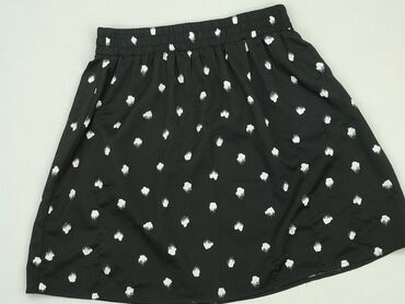 czarne lniana spódnice: Skirt, M (EU 38), condition - Very good