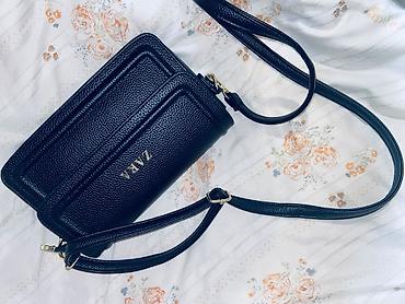 helio strap: Сумка-кроссбоди ZARA, черная - Материал: фактурная экокожа с — 4