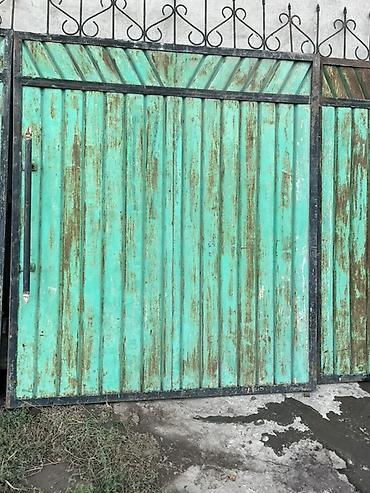 брекет уголь: Стальные ворота и калитка - Комплект: двустворчатые распашные ворота — 2