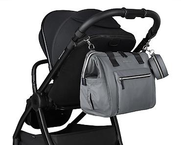 aksa buster: KikkaBoo Torba za mame Maxi premium grey – elegantna i funkcionalna — 9