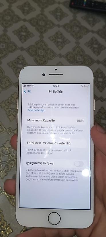 iphone 2 el: IPhone 7, 32 GB, Qızılı, Barmaq izi — 3